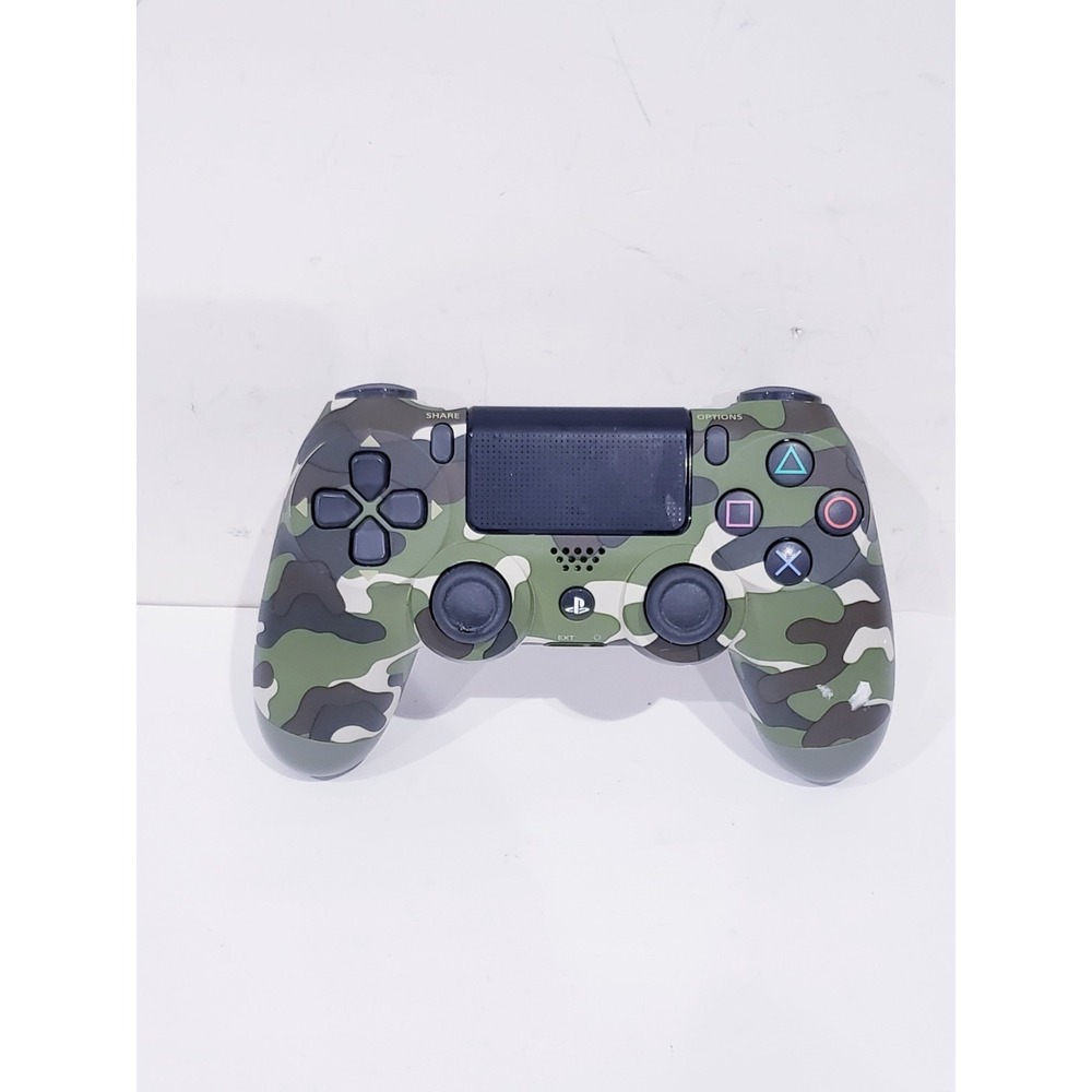 Sony PlayStation 4 PS4 DualShock 4 Wireless Controller Green Camo - Works